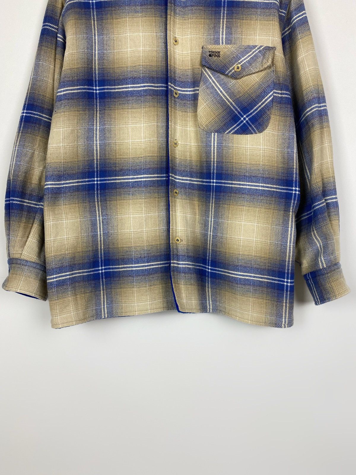 Other × Vintage Think Pink Reversible Over Shirt Size US M / EU 48-50 / 2 - 5 Thumbnail