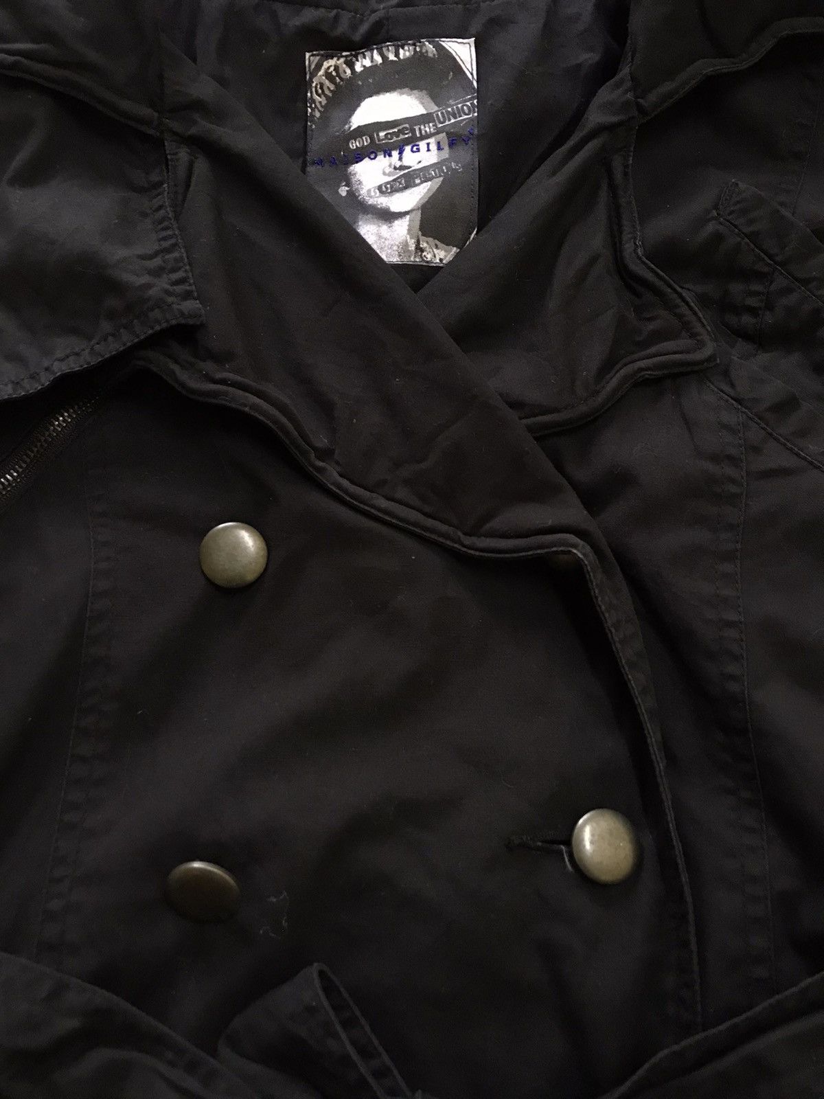 If Six Was Nine × Le Grande Bleu (L.G.B.) × Seditionaries Sex Pistols Maison Gilfy Punk Bondage Parka With Belt Size US S / EU 44-46 / 1 - 5 Thumbnail