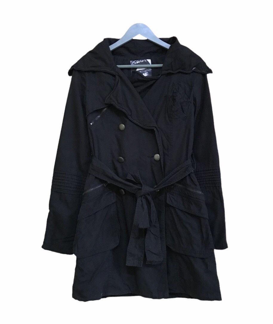 Sex Pistols Maison Gilfy Punk Bondage Parka With Belt