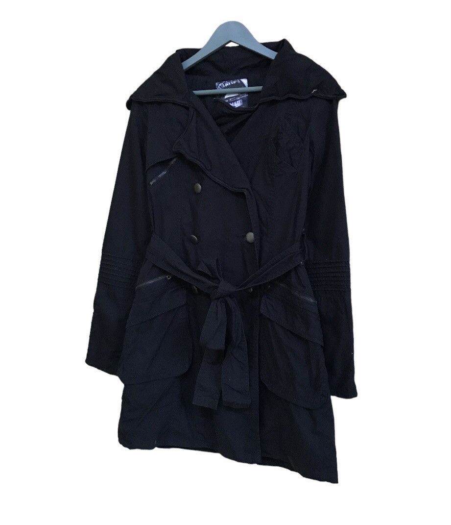 If Six Was Nine × Le Grande Bleu (L.G.B.) × Seditionaries Sex Pistols Maison Gilfy Punk Bondage Parka With Belt Size US S / EU 44-46 / 1 - 2 Thumbnail
