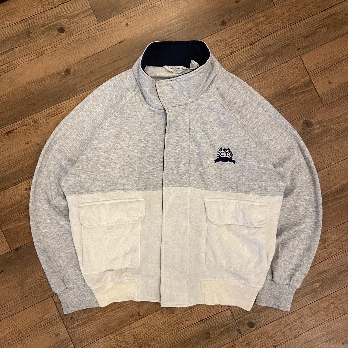 Christian Dior Monsieur × Vintage Vintage Christian Dior Monsieur Zipper Sweatshirt Size US L / EU 52-54 / 3 - 2 Thumbnail