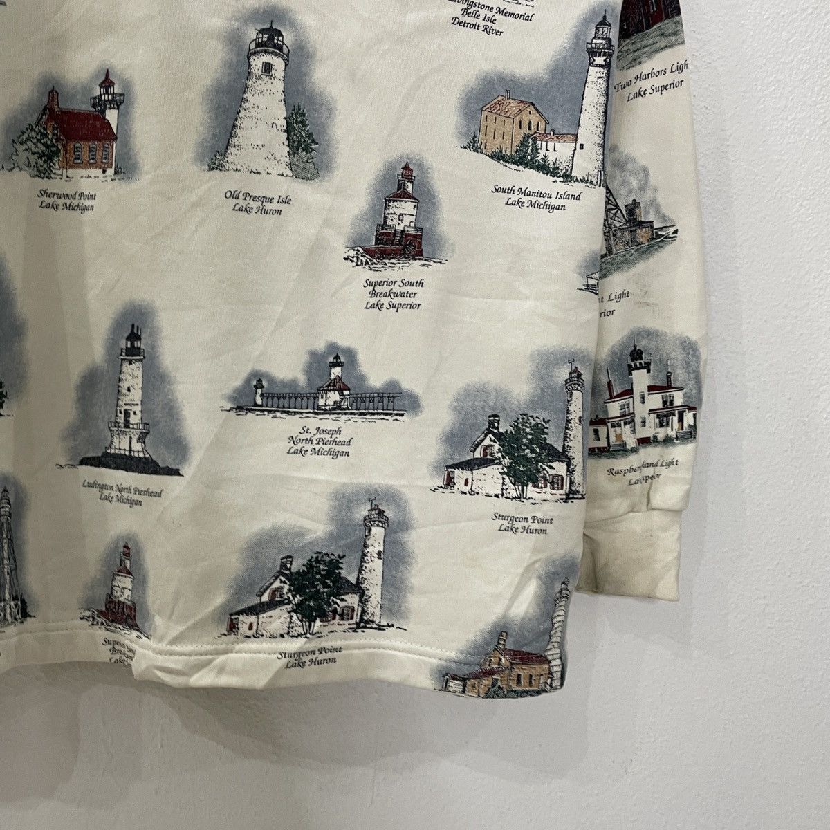 Japanese Brand Vintage 90s Lake Superior Buttom Ups Sweatshirt Size US M / EU 48-50 / 2 - 8 Thumbnail