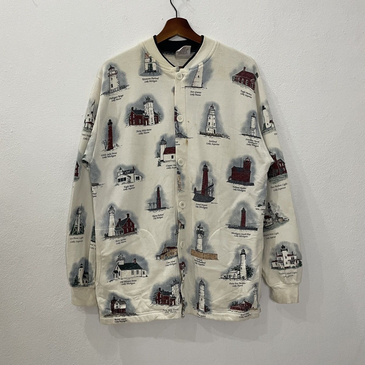 Japanese Brand Vintage 90s Lake Superior Buttom Ups Sweatshirt Size US M / EU 48-50 / 2 - 1 Thumbnail