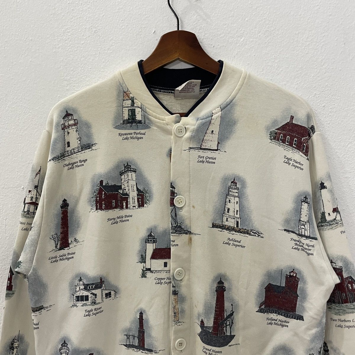 Japanese Brand Vintage 90s Lake Superior Buttom Ups Sweatshirt Size US M / EU 48-50 / 2 - 4 Thumbnail