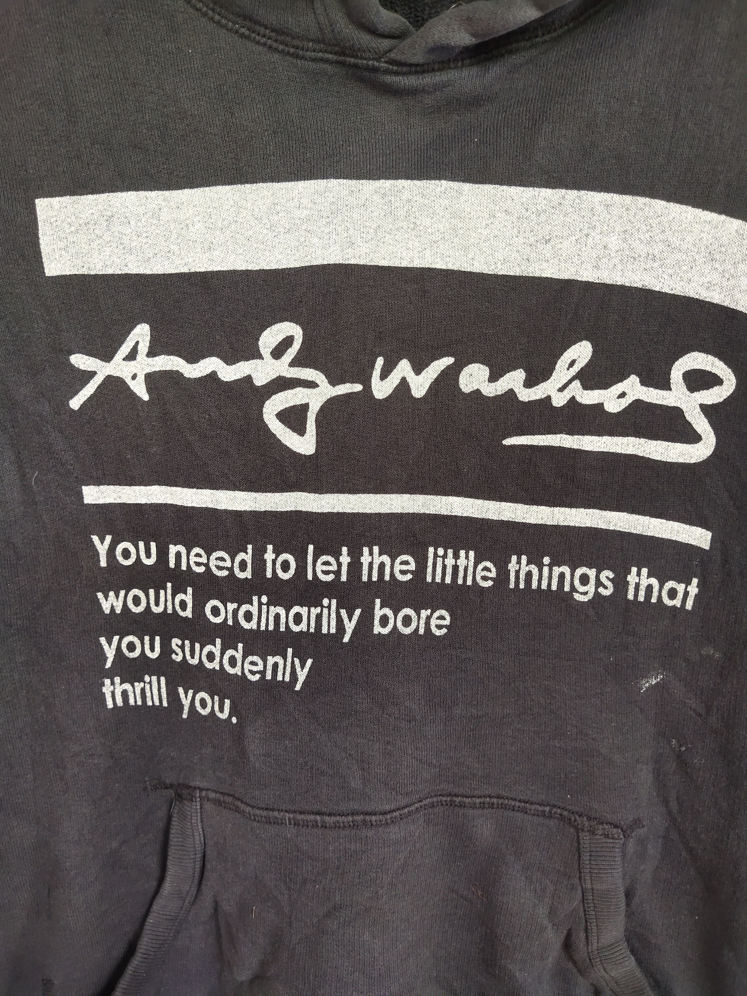 Andy Warhol × Vintage andy warhol pull over hoodies Size US M / EU 48-50 / 2 - 2 Thumbnail