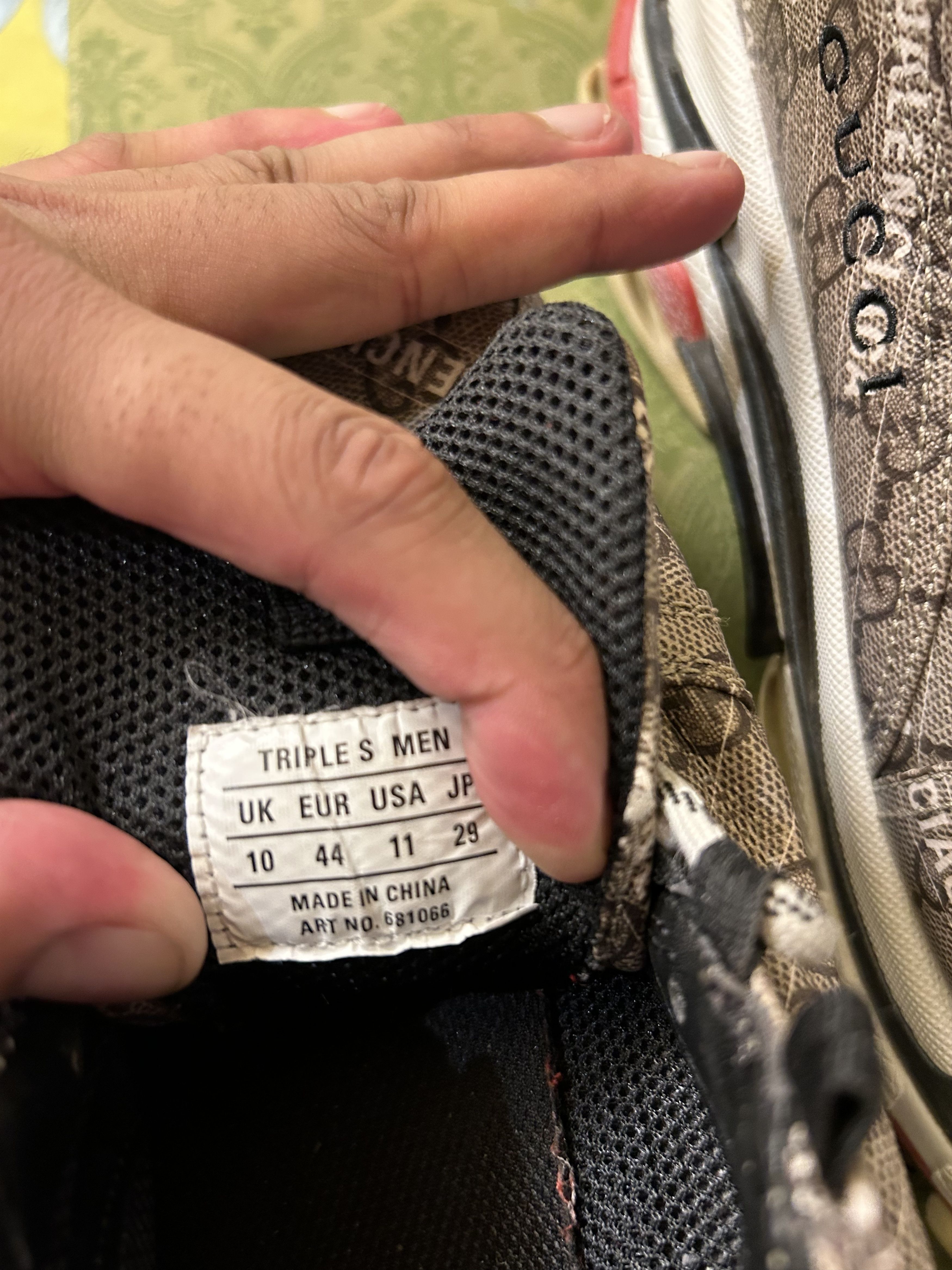 Balenciaga × Gucci “Hacker Project” Triple S Size US 11 / EU 44 - 6 Thumbnail