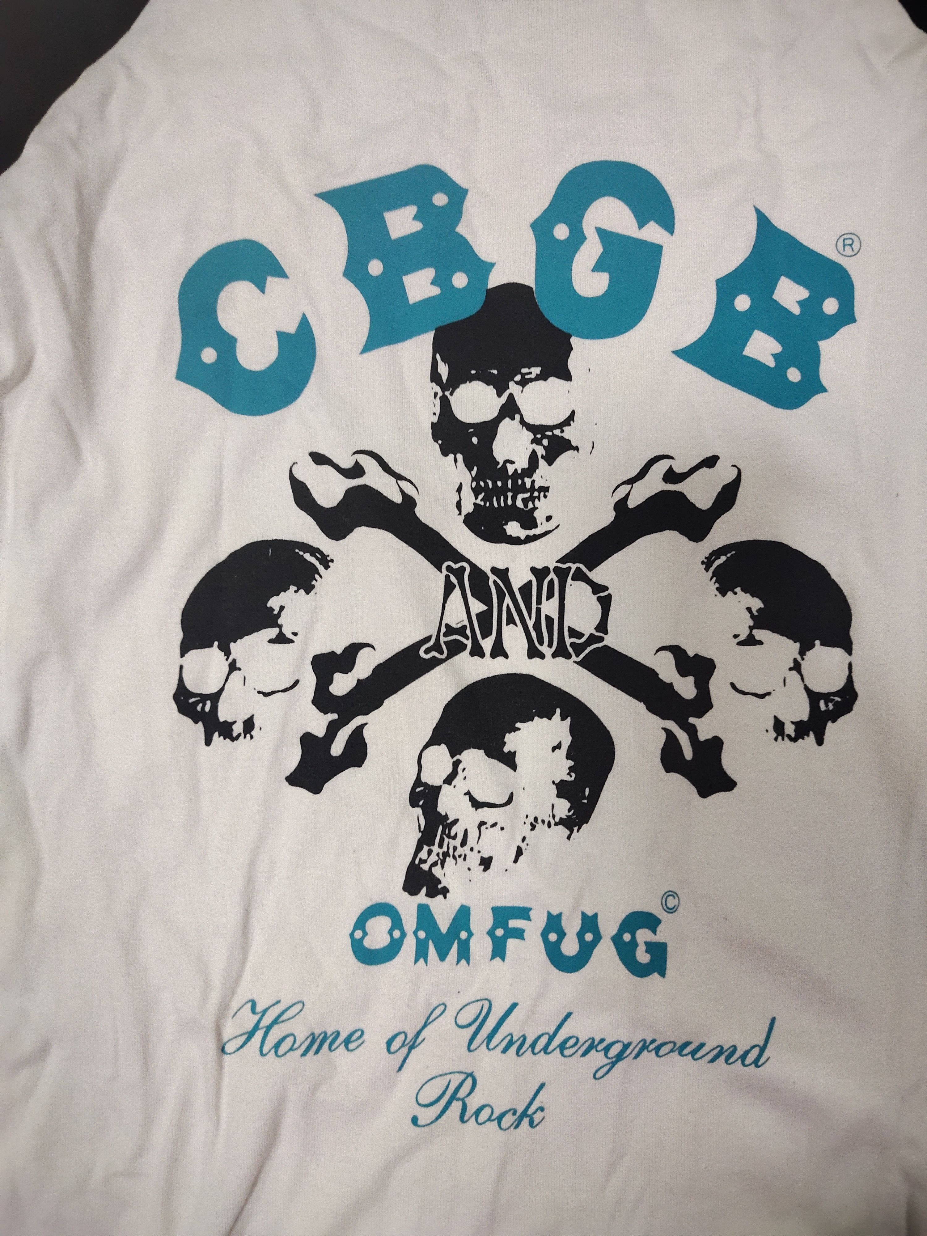 Band Tees CBGB OMFUG 3QUARTER T-SHIRT Size US L / EU 52-54 / 3 - 4 Thumbnail