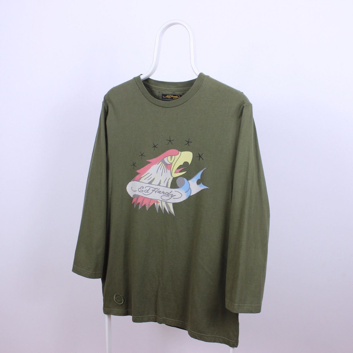 Christian Audigier Ed Hardy By Christian Audigier Y2K Long Sleeve T-Shirt Drip Size US M / EU 48-50 / 2 - 2 Thumbnail