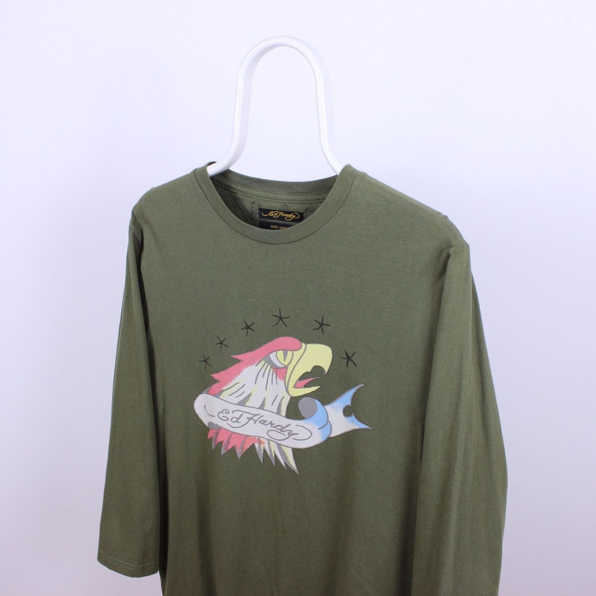 Christian Audigier Ed Hardy By Christian Audigier Y2K Long Sleeve T-Shirt Drip Size US M / EU 48-50 / 2 - 1 Thumbnail