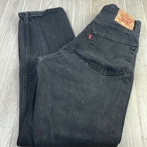 Levi's Levi's Relaxed Fit 550 Jeans. Black Denim. 34x34 | Grailed