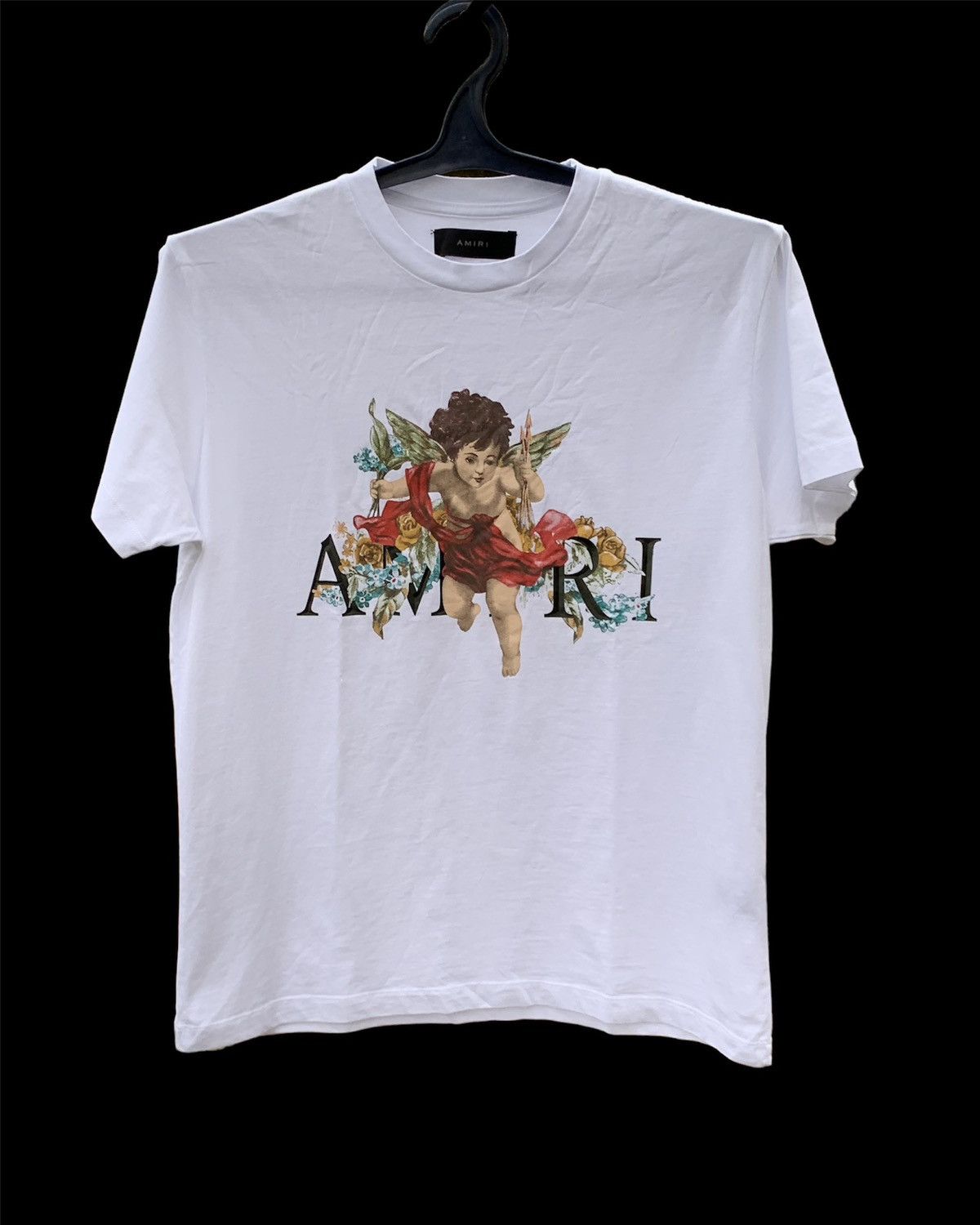 Amiri Amiri cherub angel logo tee t-shirt | Grailed
