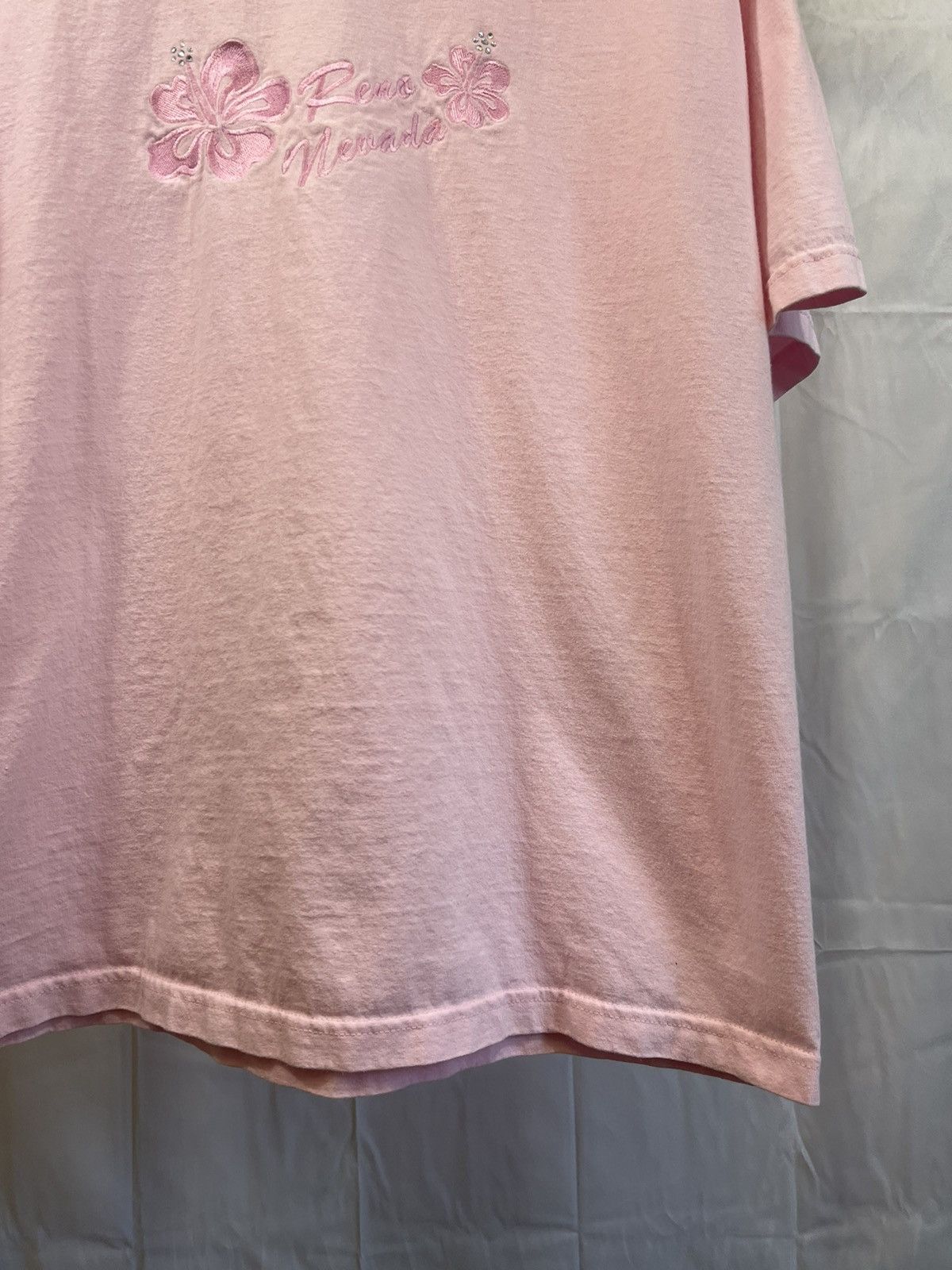 Vintage Reno Nevada Crystal Flower Y2K 2000s Tee Size US XL / EU 56 / 4 - 6 Thumbnail