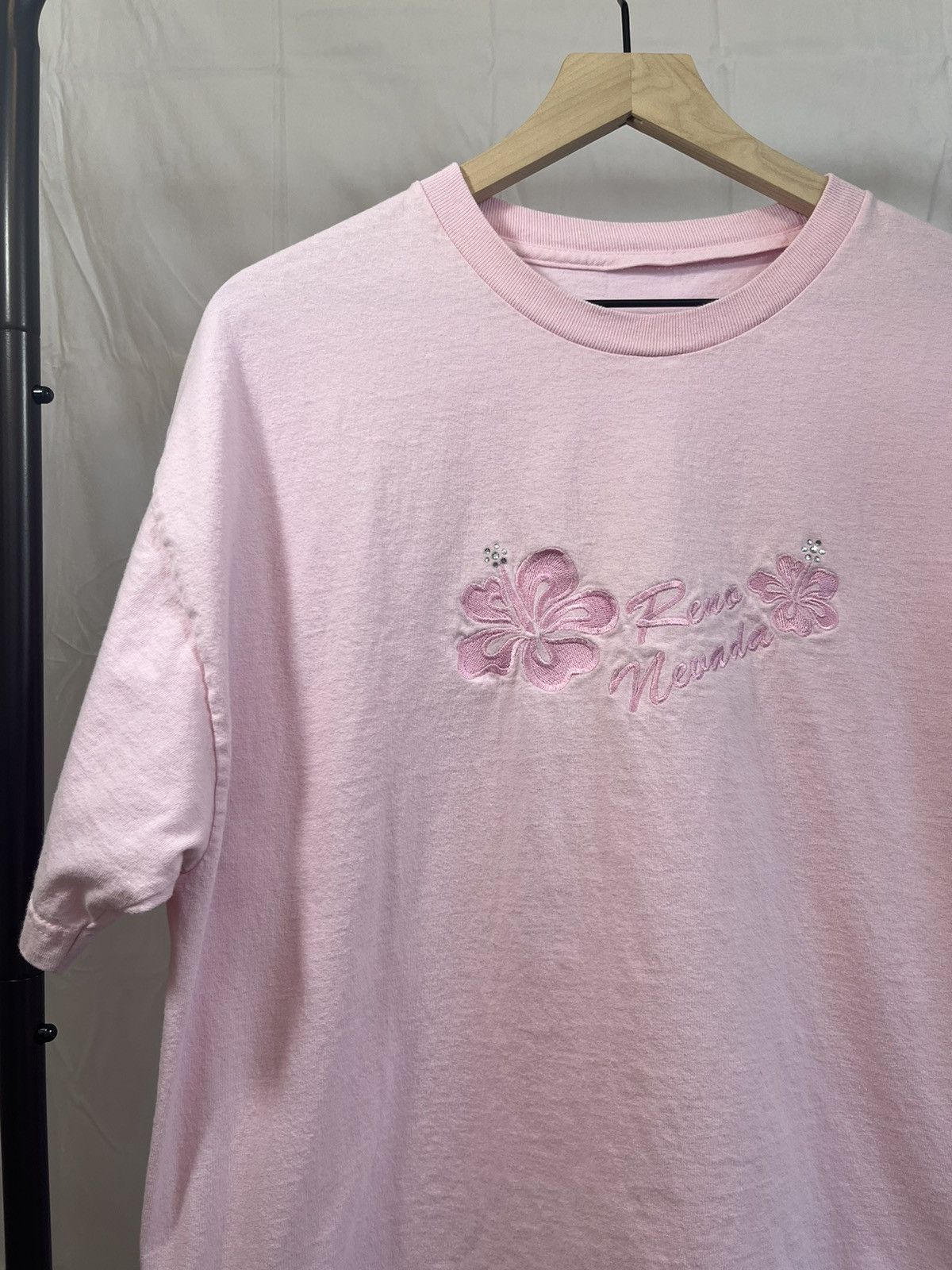 Vintage Reno Nevada Crystal Flower Y2K 2000s Tee Size US XL / EU 56 / 4 - 5 Thumbnail