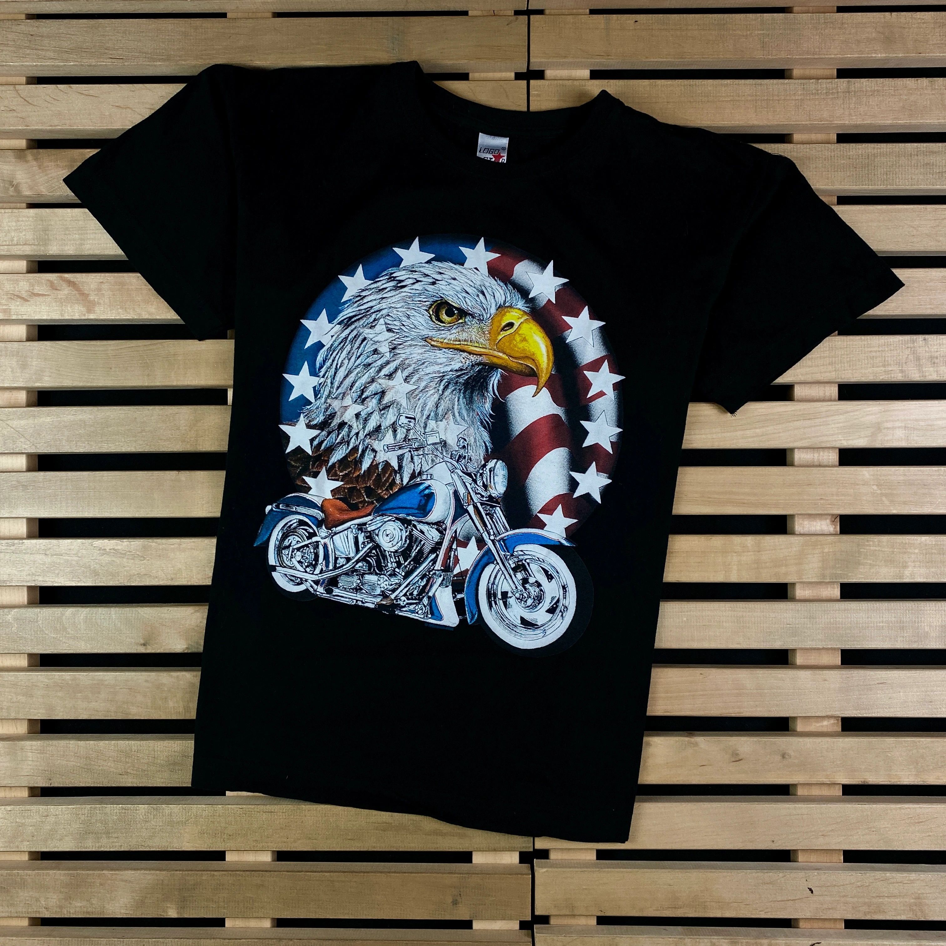 Band Tees × Harley Davidson × Vintage Mens Vintage T Shirt Eagle Harley Davidson Size S Size US S / EU 44-46 / 1 - 1 Thumbnail