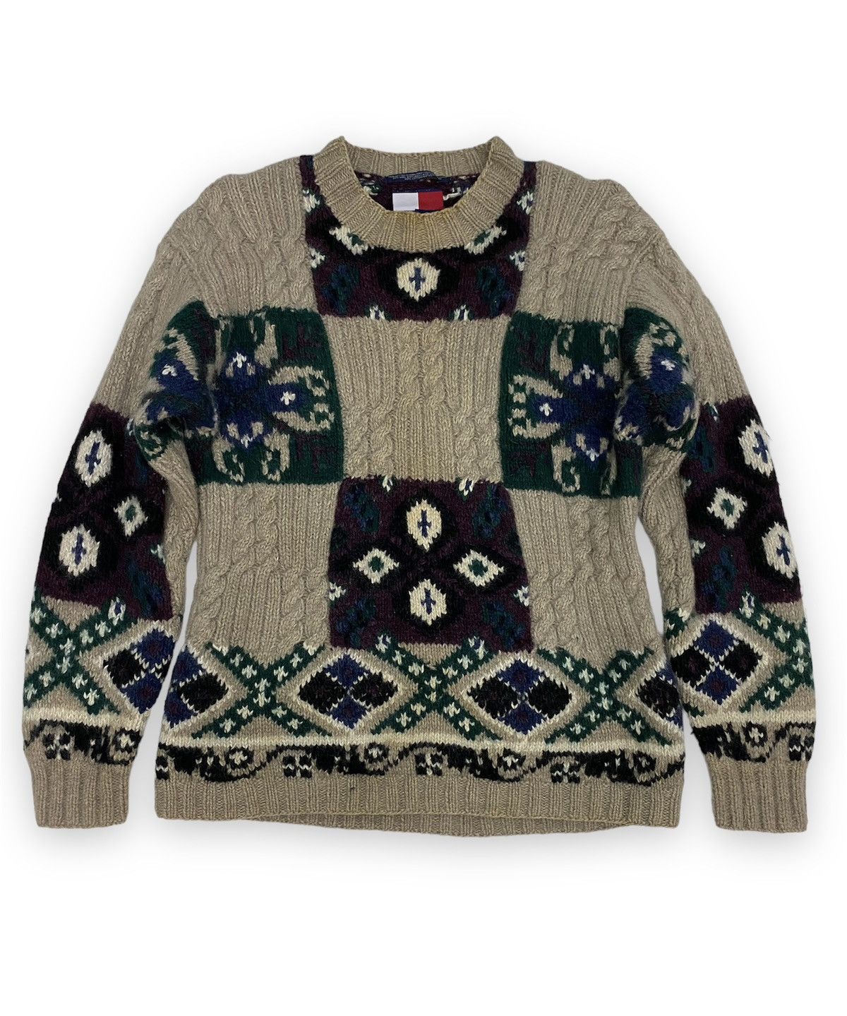 Tommy Hilfiger Tommy Hilfiger Wool Hand Knitted Sweater Size M / US 6-8 / IT 42-44 - 1 Thumbnail