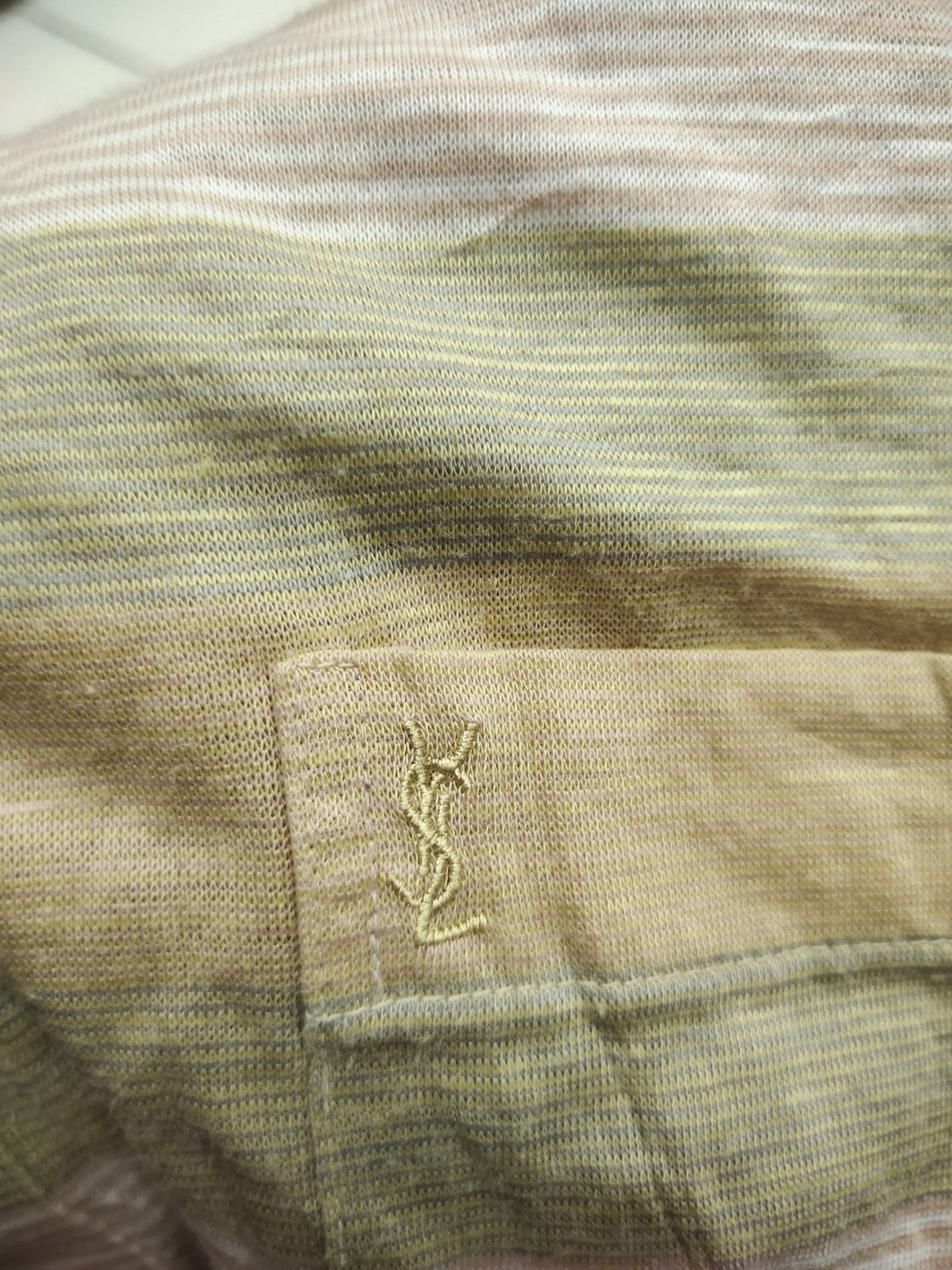 Vintage × Yves Saint Laurent VINTAGE YSL POLO STRIPE SMALL Size US S / EU 44-46 / 1 - 2 Thumbnail
