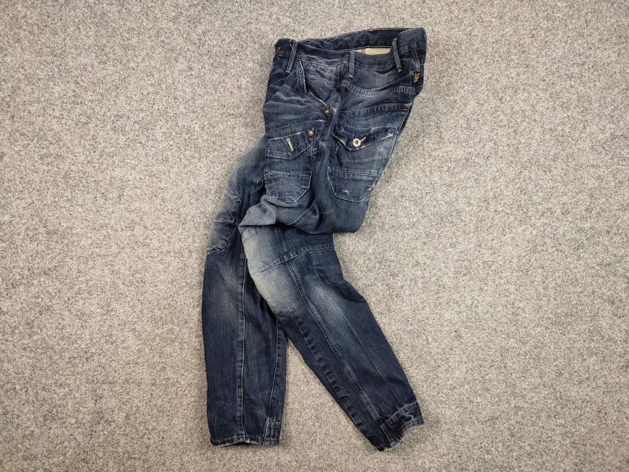 G-Star Vintage G-Star Raw Japan Skiff 5620 3d Tapered Denim Jeans Size US 30 / EU 46 - 16 Thumbnail