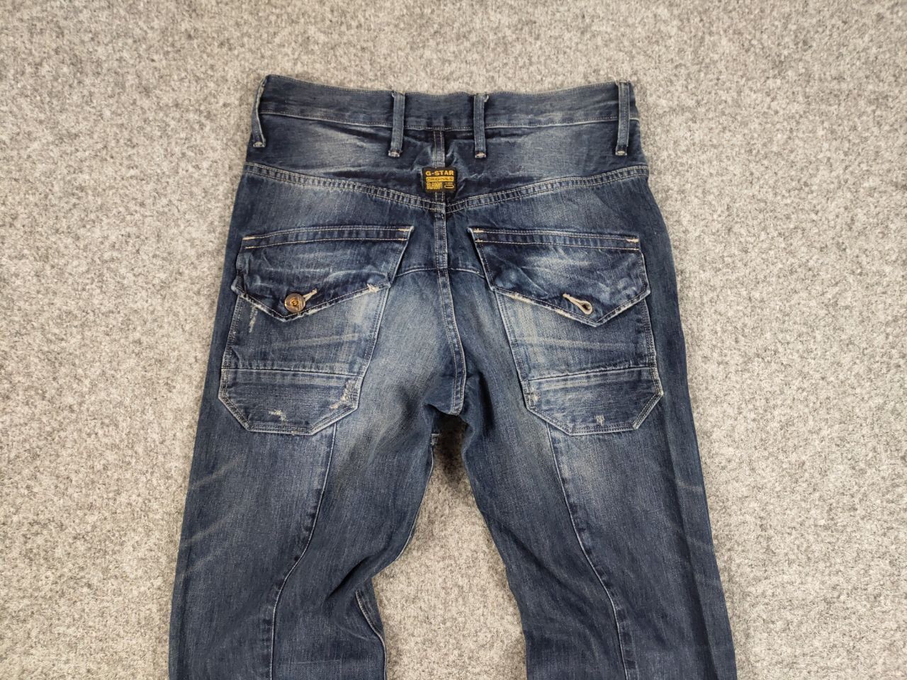 G-Star Vintage G-Star Raw Japan Skiff 5620 3d Tapered Denim Jeans Size US 30 / EU 46 - 15 Thumbnail