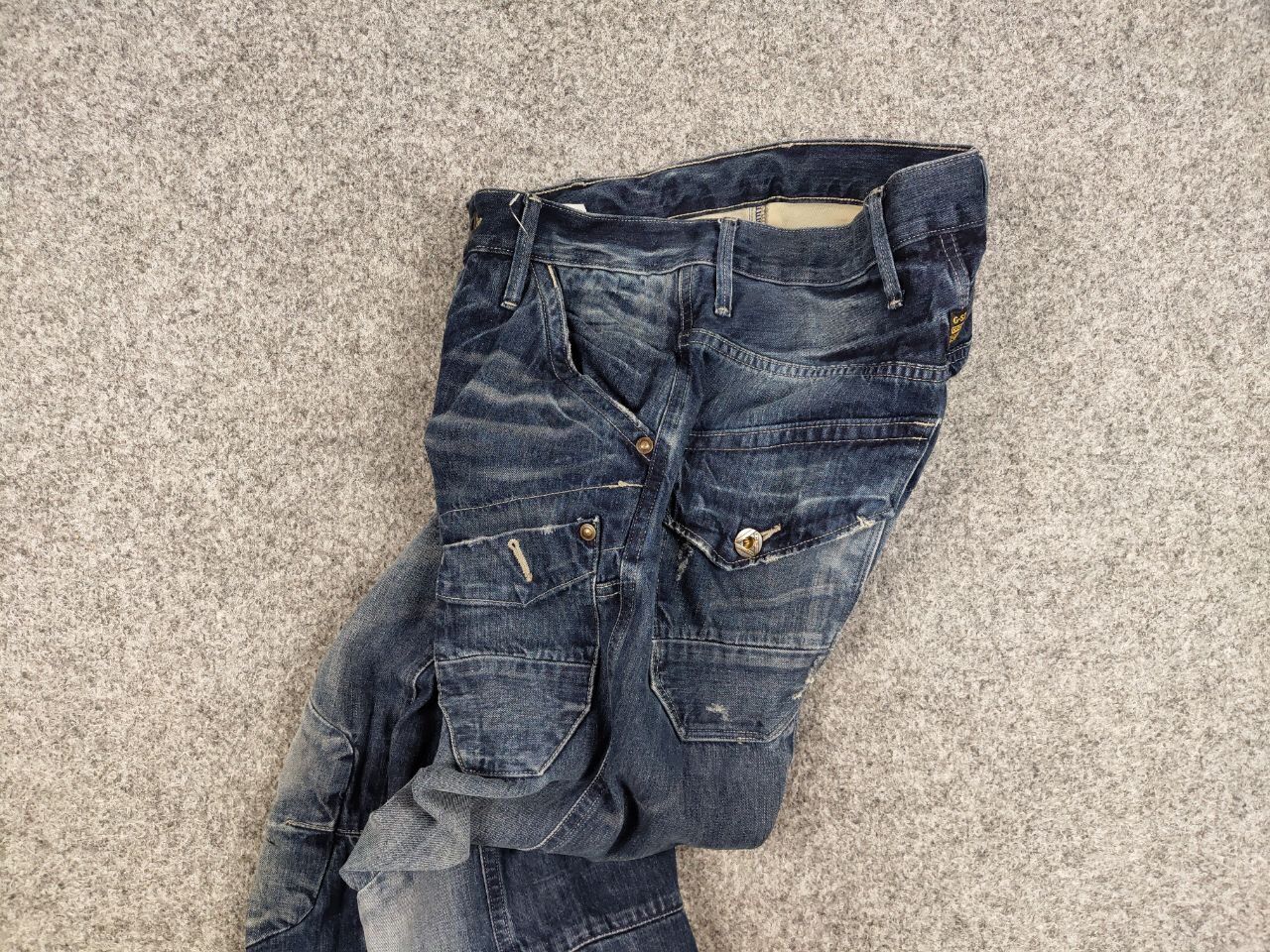 G-Star Vintage G-Star Raw Japan Skiff 5620 3d Tapered Denim Jeans Size US 30 / EU 46 - 17 Thumbnail