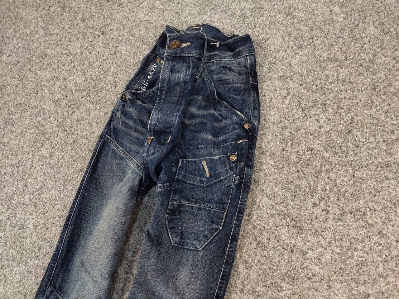 G-Star Vintage G-Star Raw Japan Skiff 5620 3d Tapered Denim Jeans Size US 30 / EU 46 - 4 Thumbnail
