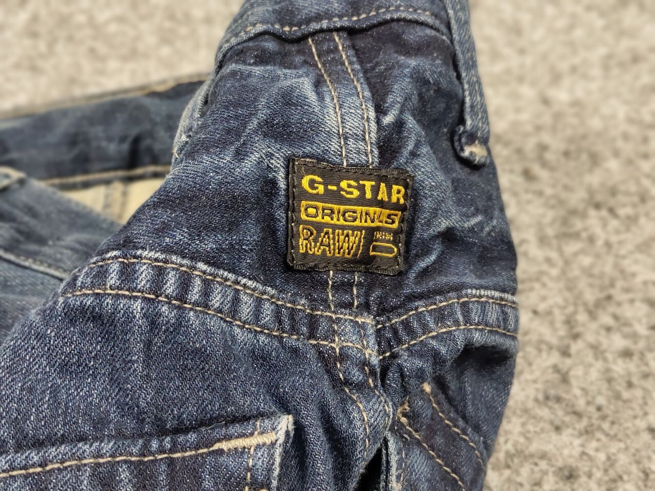 G-Star Vintage G-Star Raw Japan Skiff 5620 3d Tapered Denim Jeans Size US 30 / EU 46 - 18 Thumbnail