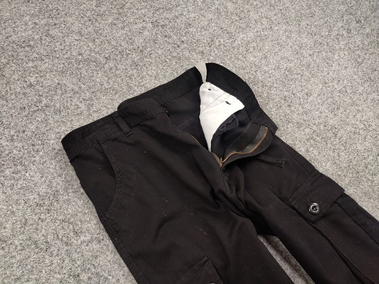 Japanese Brand Vintage Japan Multi Pocket Cargo Black Pants Travis Scott Size US 36 / EU 52 - 12 Thumbnail
