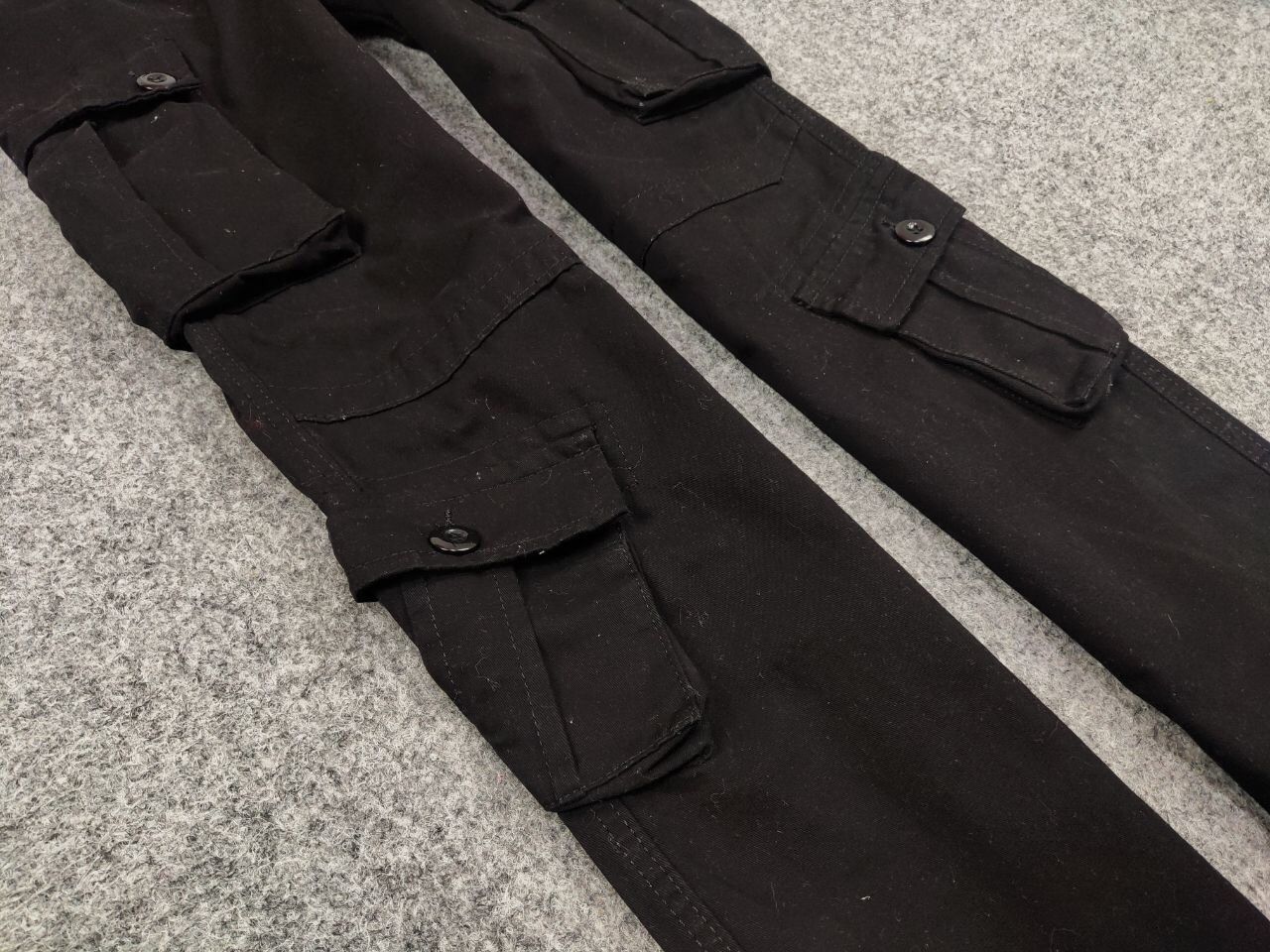 Japanese Brand Vintage Japan Multi Pocket Cargo Black Pants Travis Scott Size US 36 / EU 52 - 8 Thumbnail