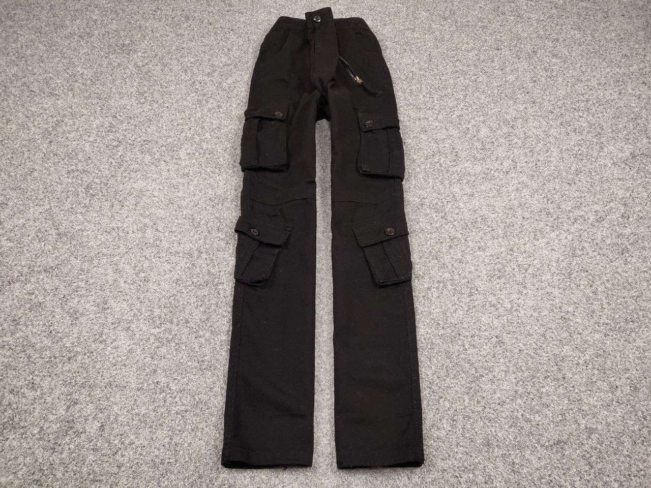 Japanese Brand Vintage Japan Multi Pocket Cargo Black Pants Travis Scott Size US 36 / EU 52 - 2 Thumbnail