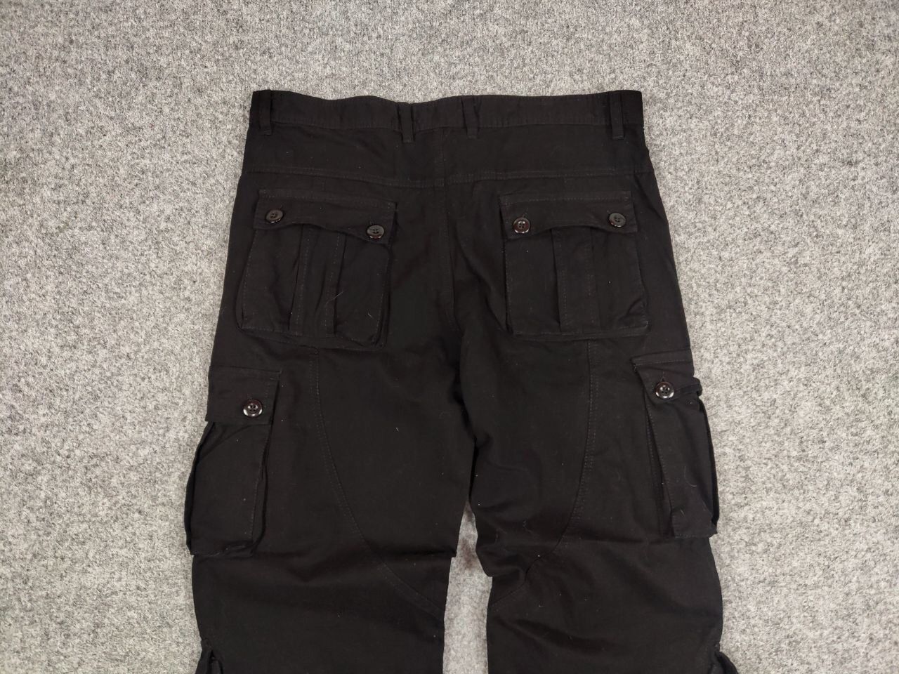 Japanese Brand Vintage Japan Multi Pocket Cargo Black Pants Travis Scott Size US 36 / EU 52 - 14 Thumbnail