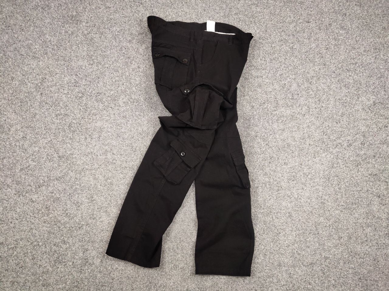 Japanese Brand Vintage Japan Multi Pocket Cargo Black Pants Travis Scott Size US 36 / EU 52 - 15 Thumbnail