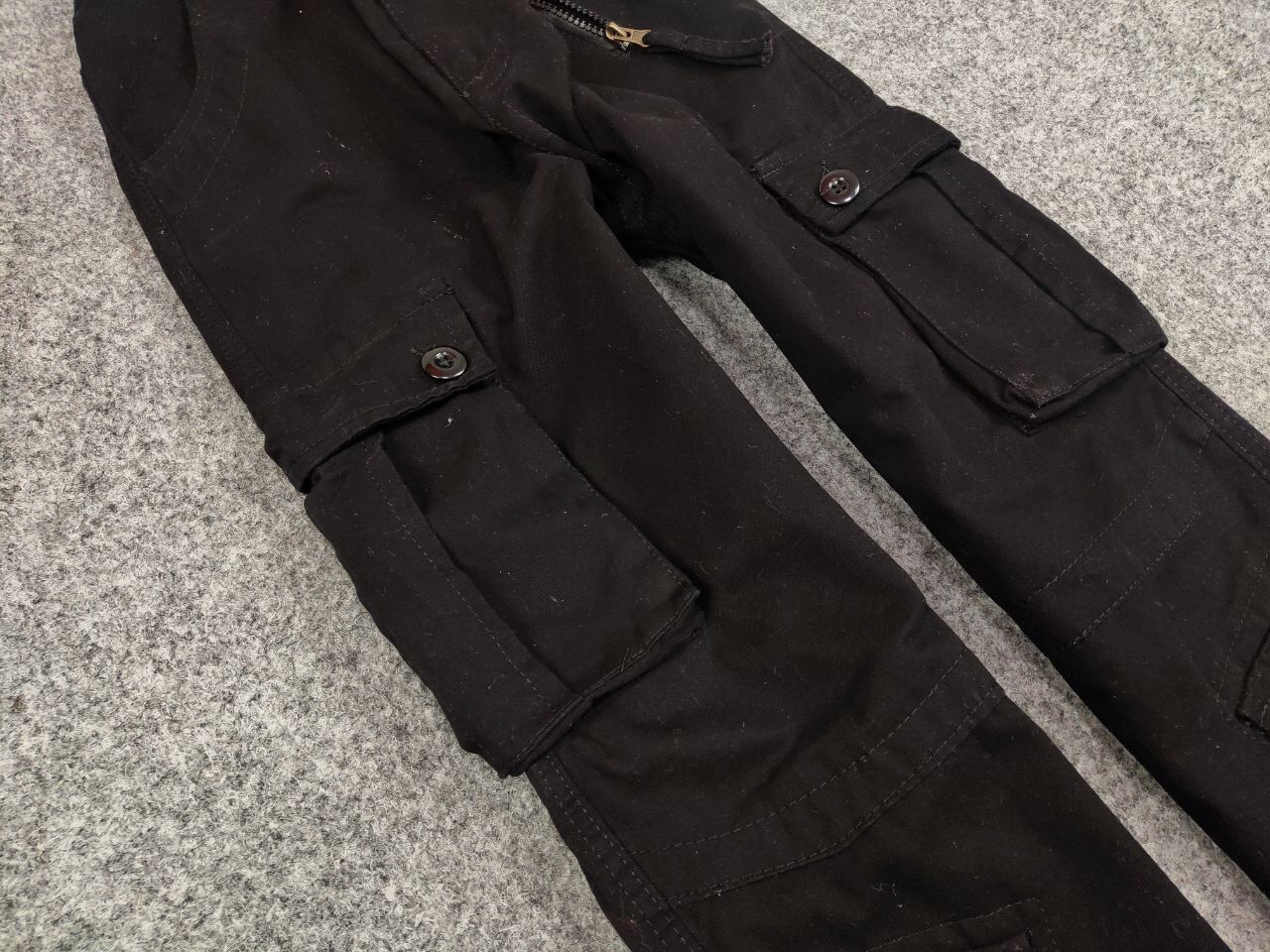 Japanese Brand Vintage Japan Multi Pocket Cargo Black Pants Travis Scott Size US 36 / EU 52 - 9 Thumbnail