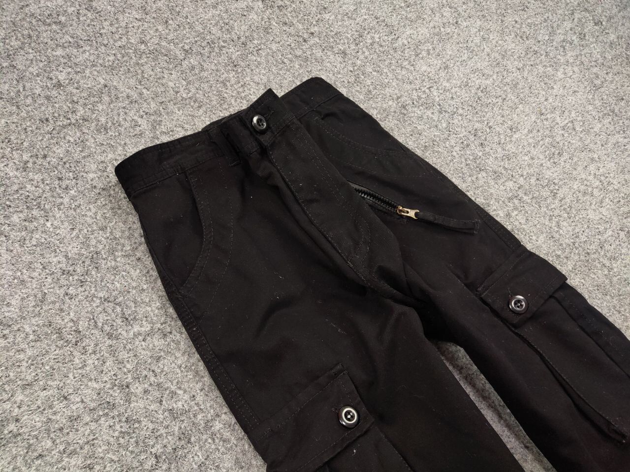 Japanese Brand Vintage Japan Multi Pocket Cargo Black Pants Travis Scott Size US 36 / EU 52 - 11 Thumbnail