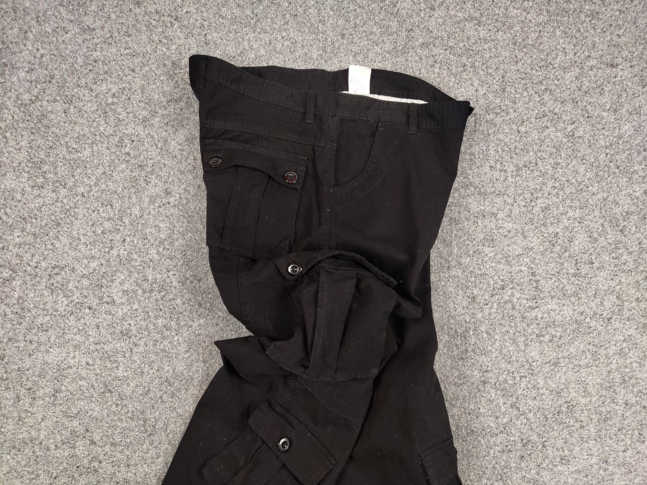 Japanese Brand Vintage Japan Multi Pocket Cargo Black Pants Travis Scott Size US 36 / EU 52 - 16 Thumbnail