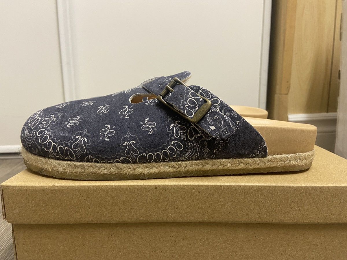 Yuketen Yuketen Clog - Sal 1 w/ Crepe Sole - Blue Bandana Suede Size US 8 / EU 41 - 4 Thumbnail