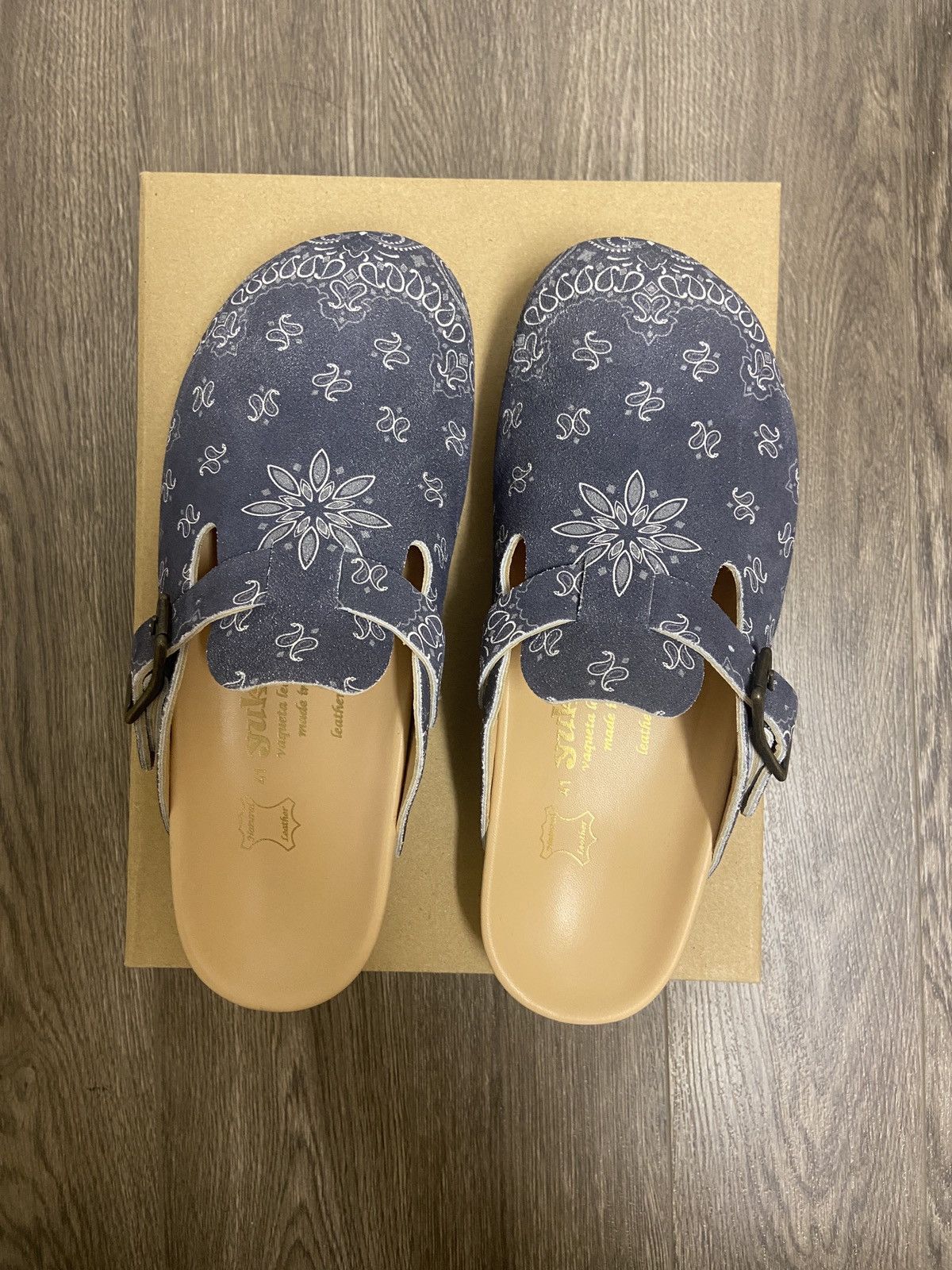 Yuketen Yuketen Clog - Sal 1 w/ Crepe Sole - Blue Bandana Suede Size US 8 / EU 41 - 5 Thumbnail