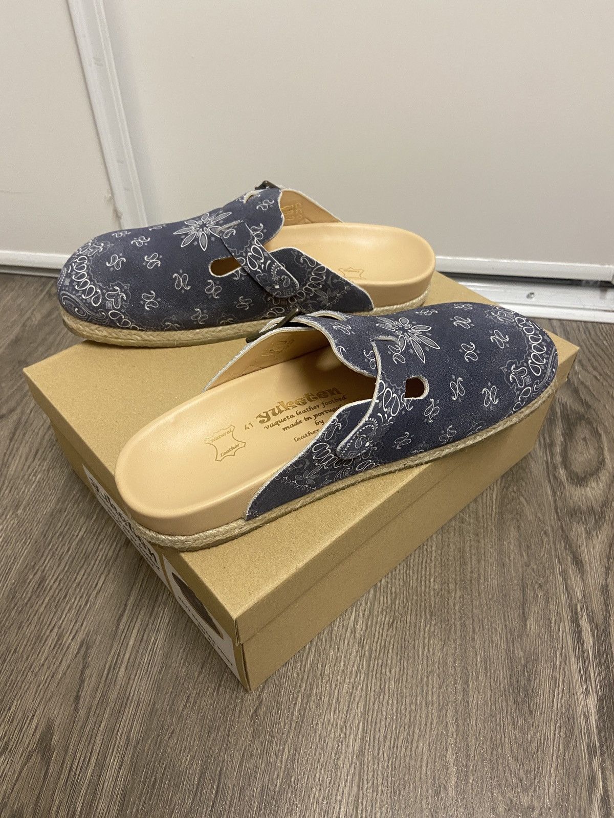 Yuketen Yuketen Clog - Sal 1 w/ Crepe Sole - Blue Bandana Suede Size US 8 / EU 41 - 6 Thumbnail