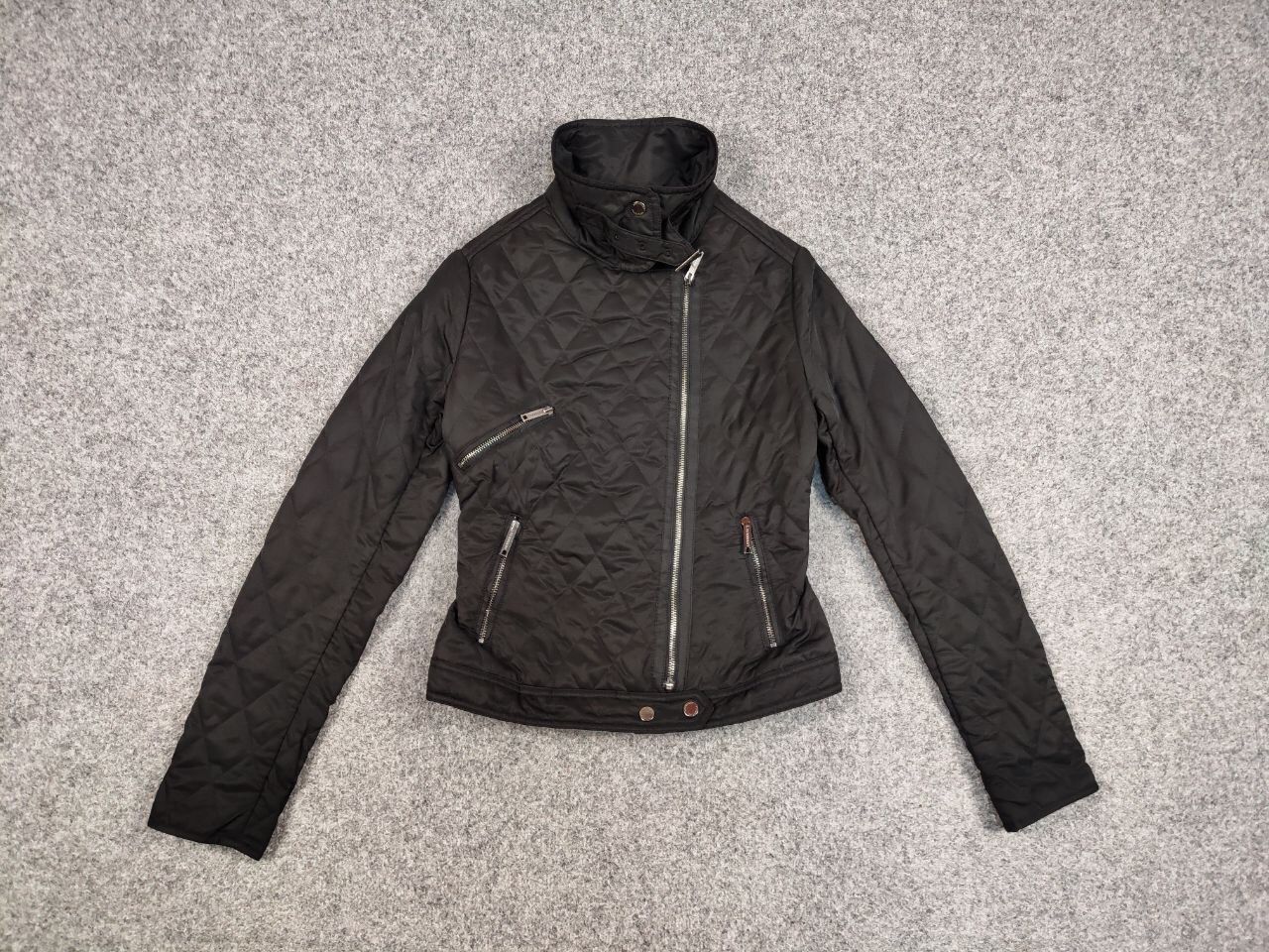 Burberry Burberry London Quilted Black Nova Check Biker Jacket Size US S / EU 44-46 / 1 - 15 Thumbnail
