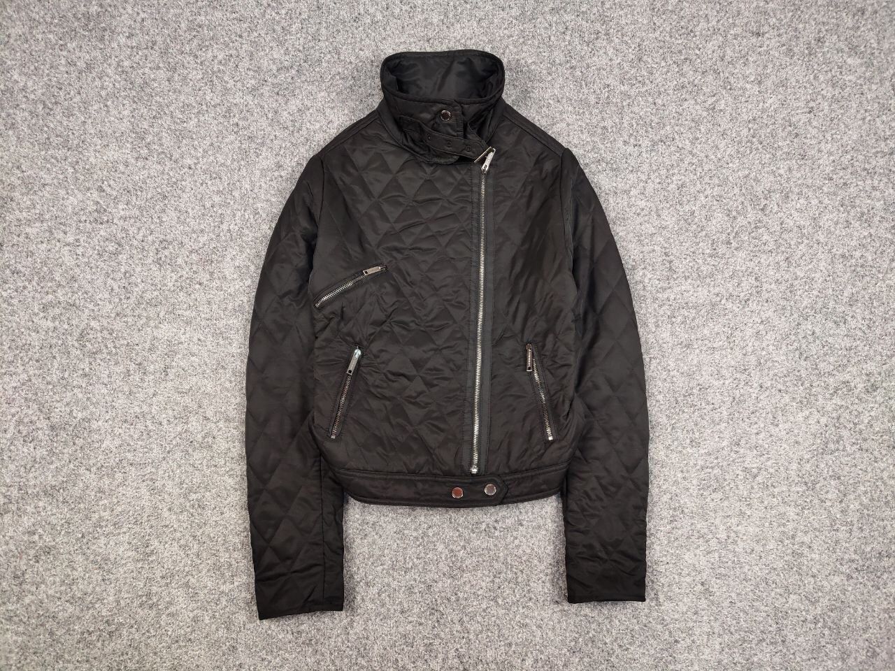 Burberry Burberry London Quilted Black Nova Check Biker Jacket Size US S / EU 44-46 / 1 - 13 Thumbnail