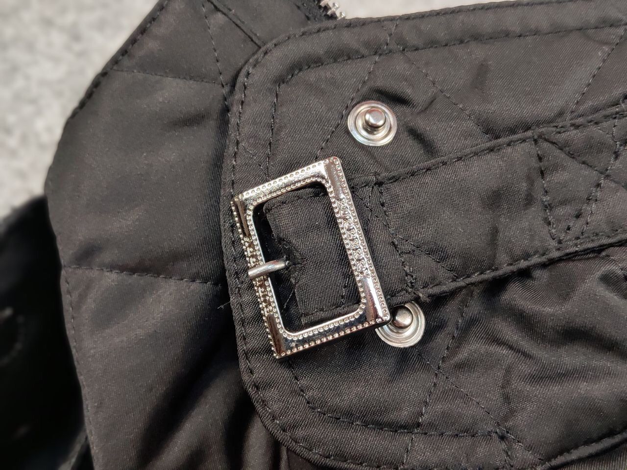 Burberry Burberry London Quilted Black Nova Check Biker Jacket Size US S / EU 44-46 / 1 - 24 Thumbnail
