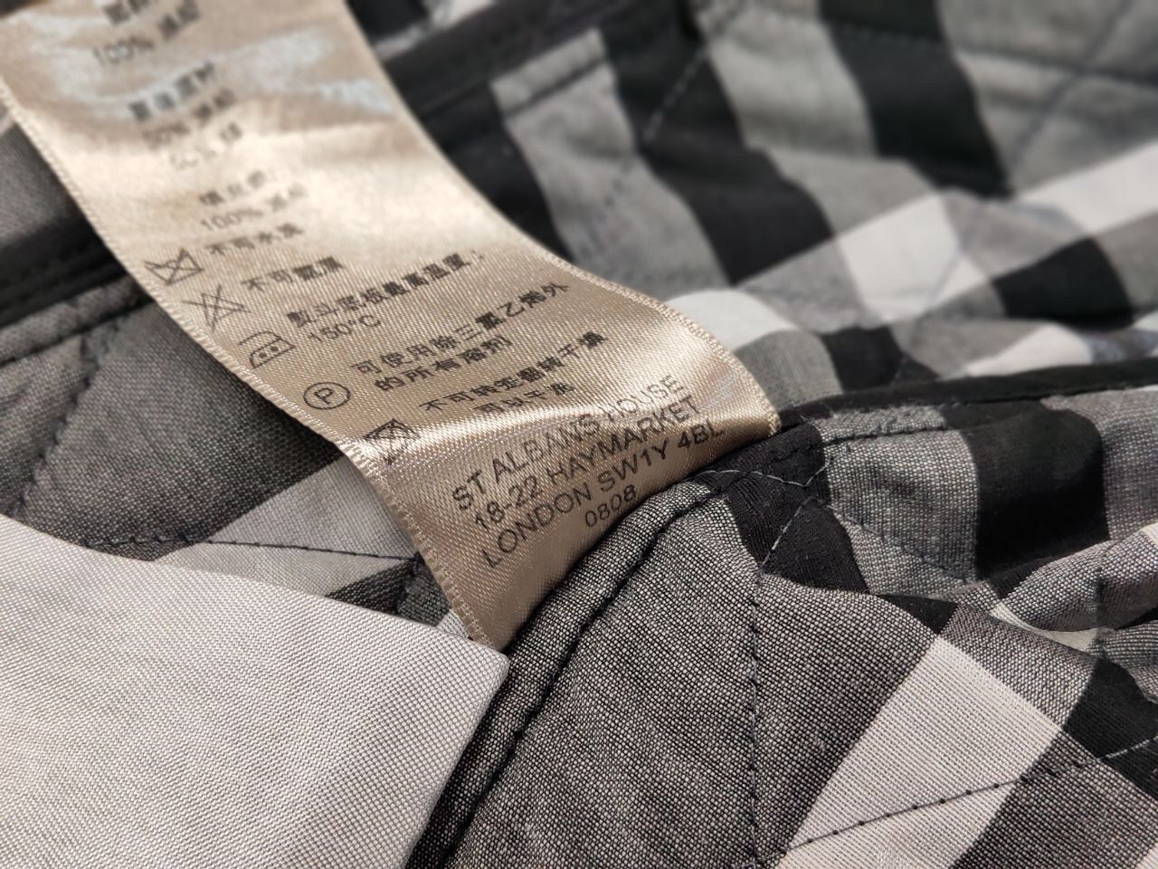 Burberry Burberry London Quilted Black Nova Check Biker Jacket Size US S / EU 44-46 / 1 - 21 Thumbnail