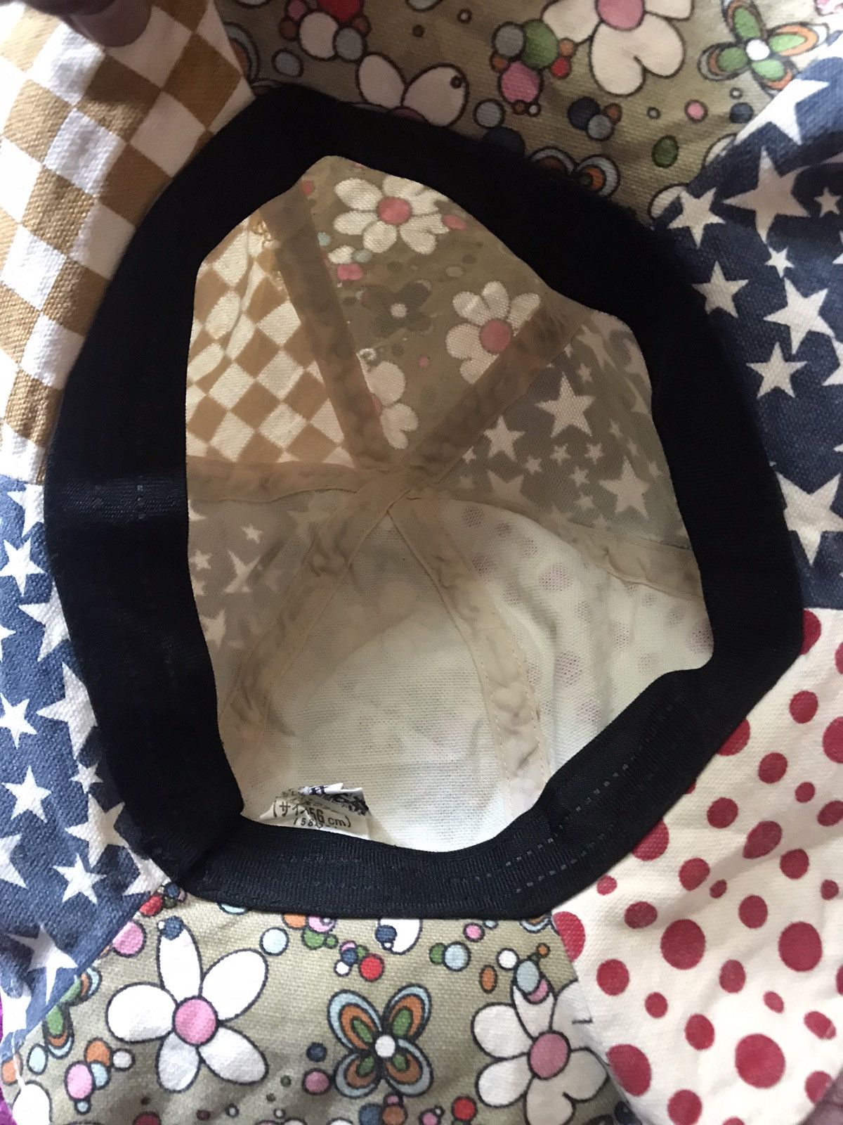 Hysteric Glamour × Japanese Brand Hysteric Glamour Patchwork Style Bucket Hat Size ONE SIZE - 6 Thumbnail