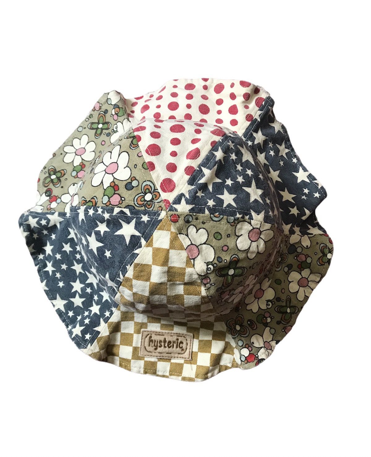 Hysteric Glamour × Japanese Brand Hysteric Glamour Patchwork Style Bucket Hat Size ONE SIZE - 2 Thumbnail