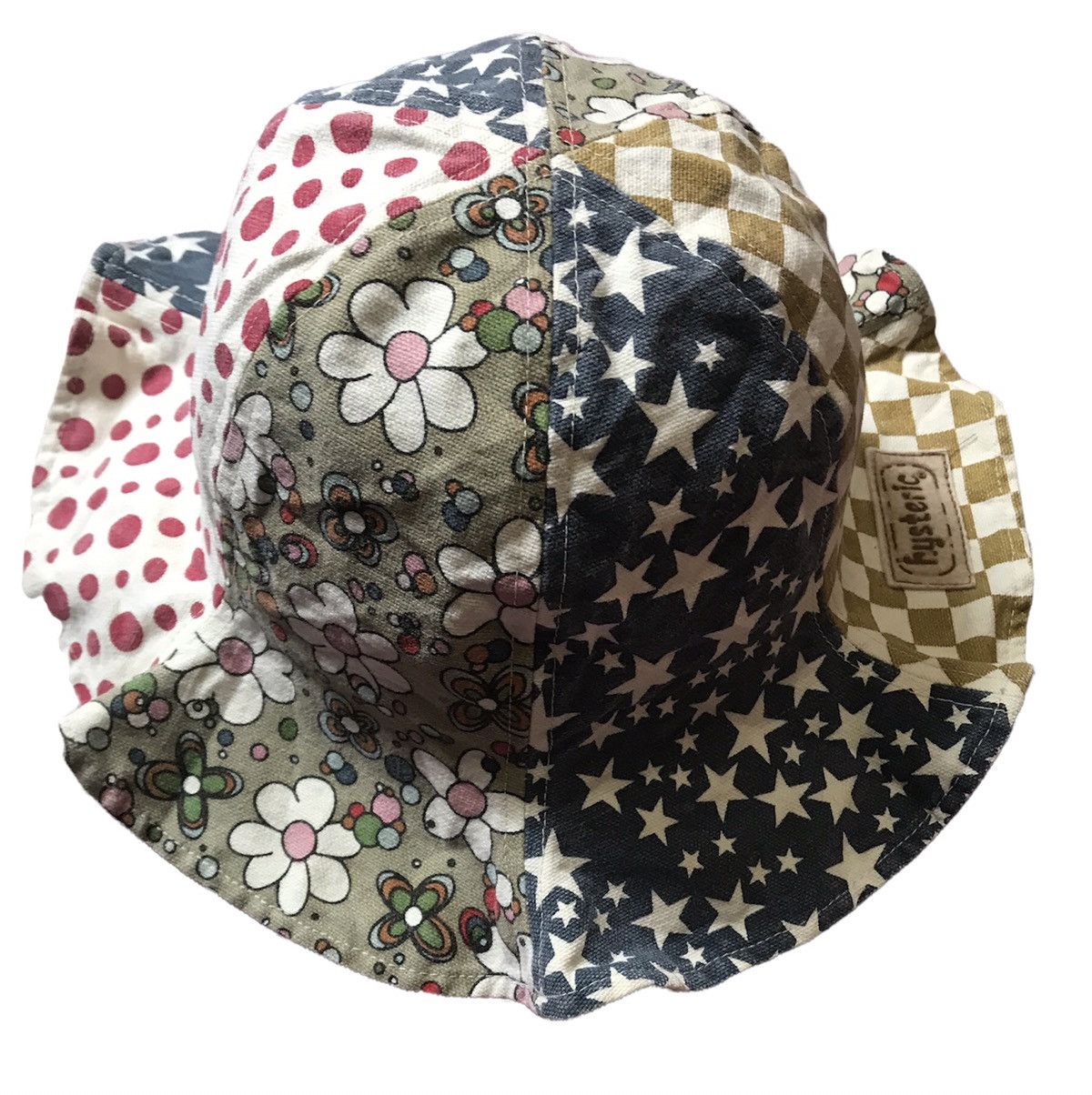 Hysteric Glamour × Japanese Brand Hysteric Glamour Patchwork Style Bucket Hat Size ONE SIZE - 5 Thumbnail