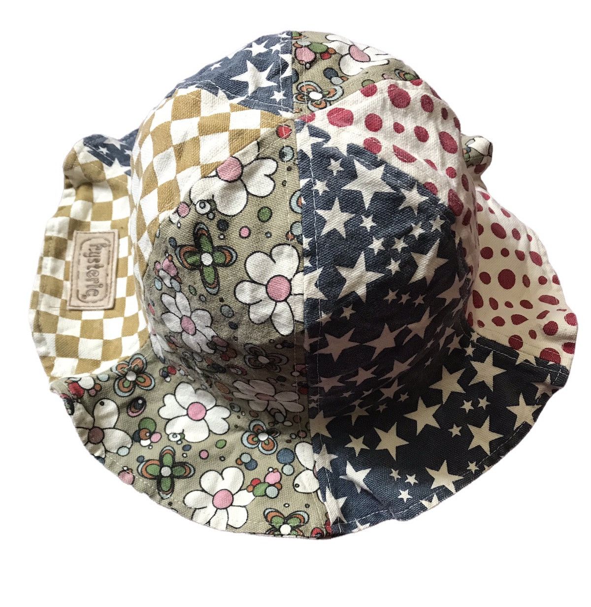 Hysteric Glamour × Japanese Brand Hysteric Glamour Patchwork Style Bucket Hat Size ONE SIZE - 3 Thumbnail