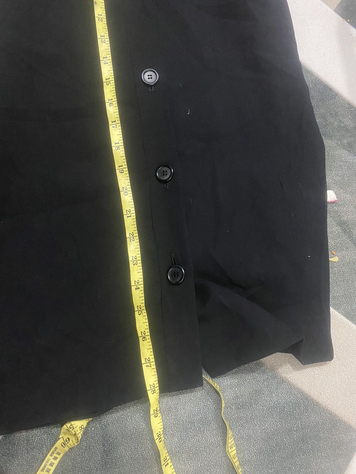 Christian Dior Monsieur VINTAGE CHRISTIAN DIOR FRONT BUTTON DOWN SKIRT Size 26" / US 2 / IT 38 - 5 Thumbnail
