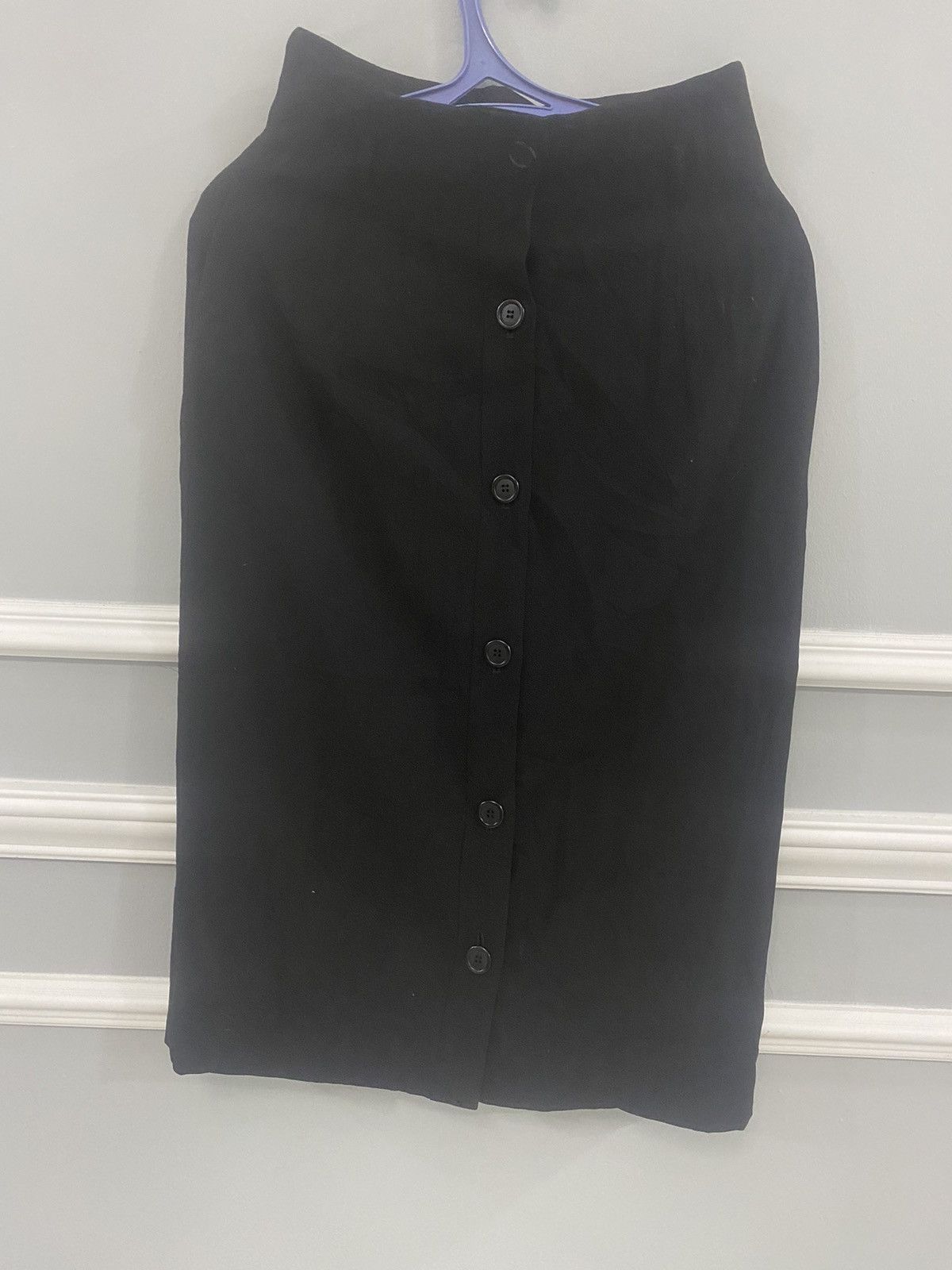 Christian Dior Monsieur VINTAGE CHRISTIAN DIOR FRONT BUTTON DOWN SKIRT Size 26" / US 2 / IT 38 - 1 Thumbnail