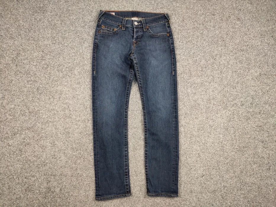 True Religion Vintage 90's True Religion Made in USA Blue Denim Jeans Size US 30 / EU 46 - 5 Thumbnail