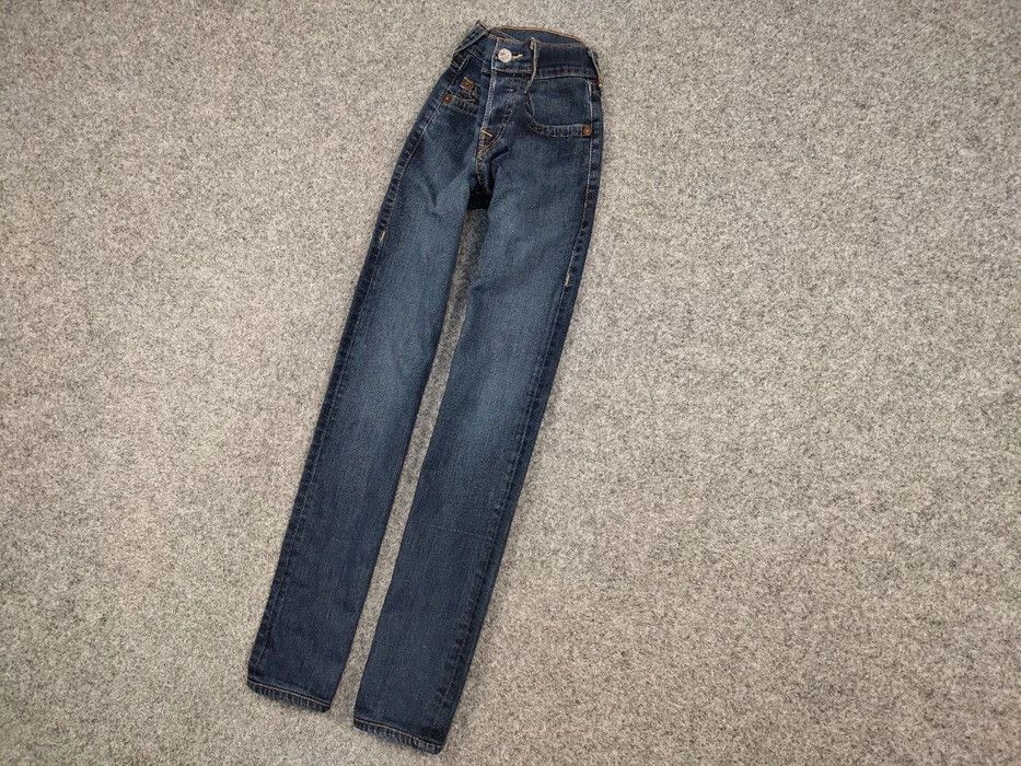 True Religion Vintage 90's True Religion Made in USA Blue Denim Jeans Size US 30 / EU 46 - 2 Thumbnail