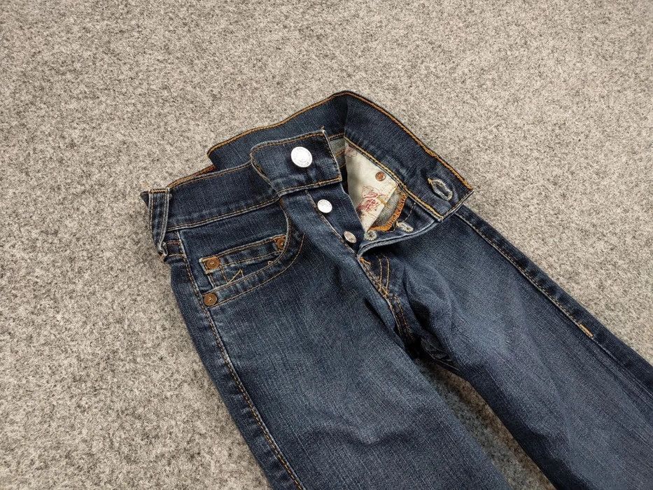 True Religion Vintage 90's True Religion Made in USA Blue Denim Jeans Size US 30 / EU 46 - 8 Thumbnail