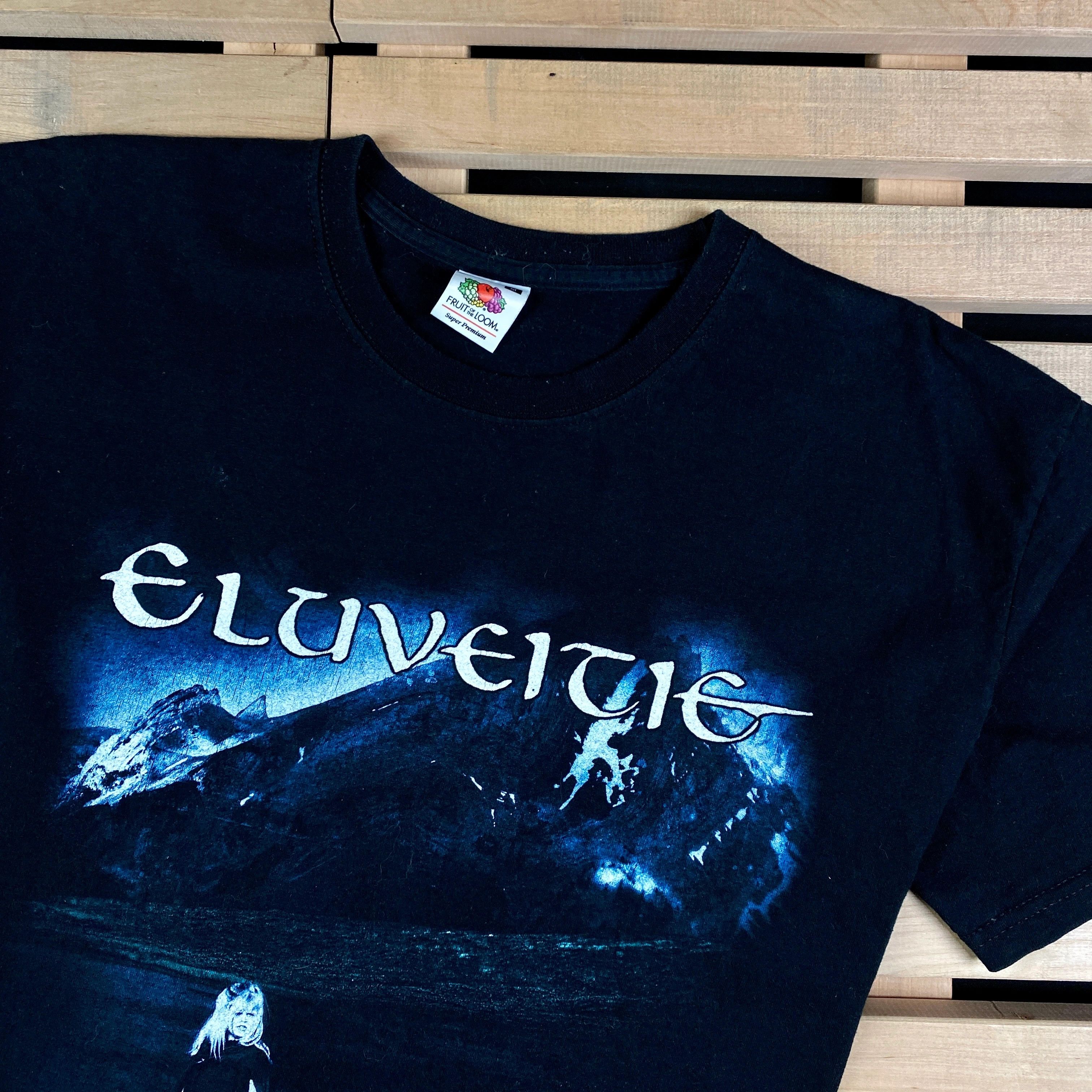 Band Tees × Vintage Mens Vintage T Shirt Eluveitie Size M Size US M / EU 48-50 / 2 - 2 Thumbnail